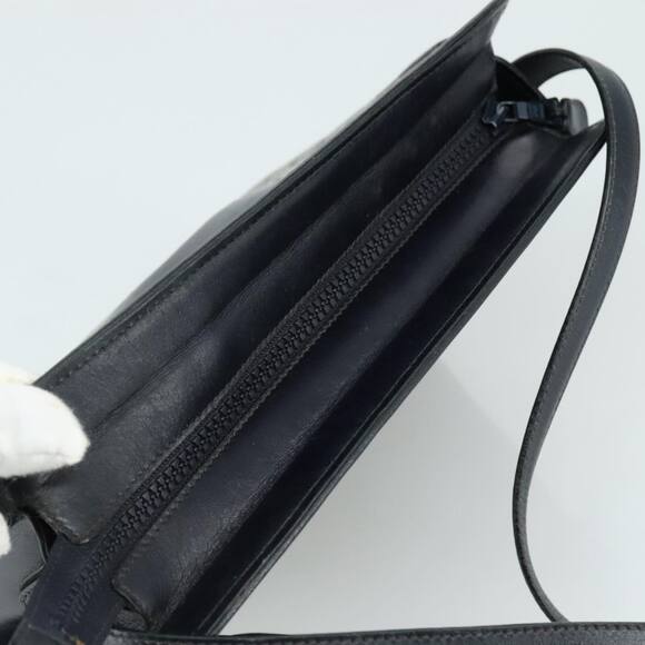 CELINE Macadam Canvas Shoulder Bag Coated Canvas Navy - Picture 6 of 16